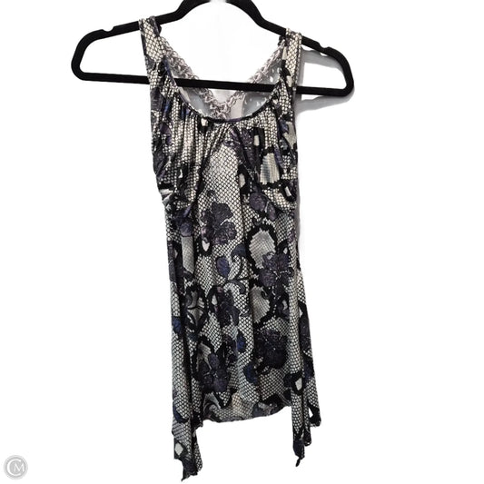 Blouse Sleeveless By Clothes Mentor In Purple & White, Size: S
