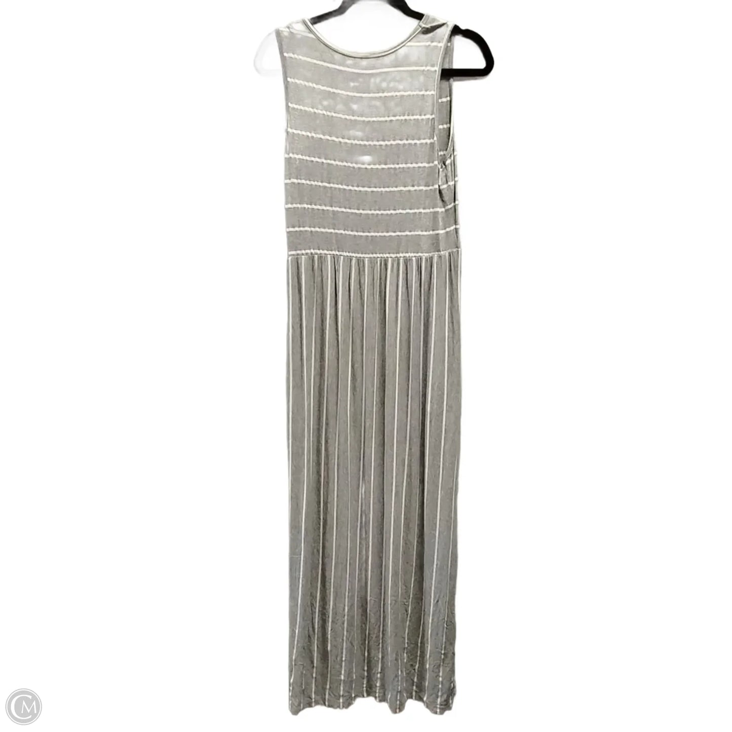 Dress Casual Maxi By Clothes Mentor In Grey, Size: M
