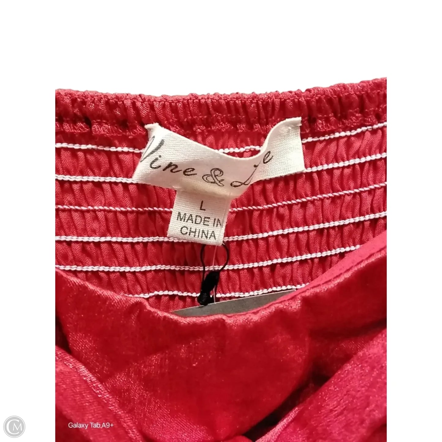 Dress Party Midi By Vine & Love In Red, Size: L