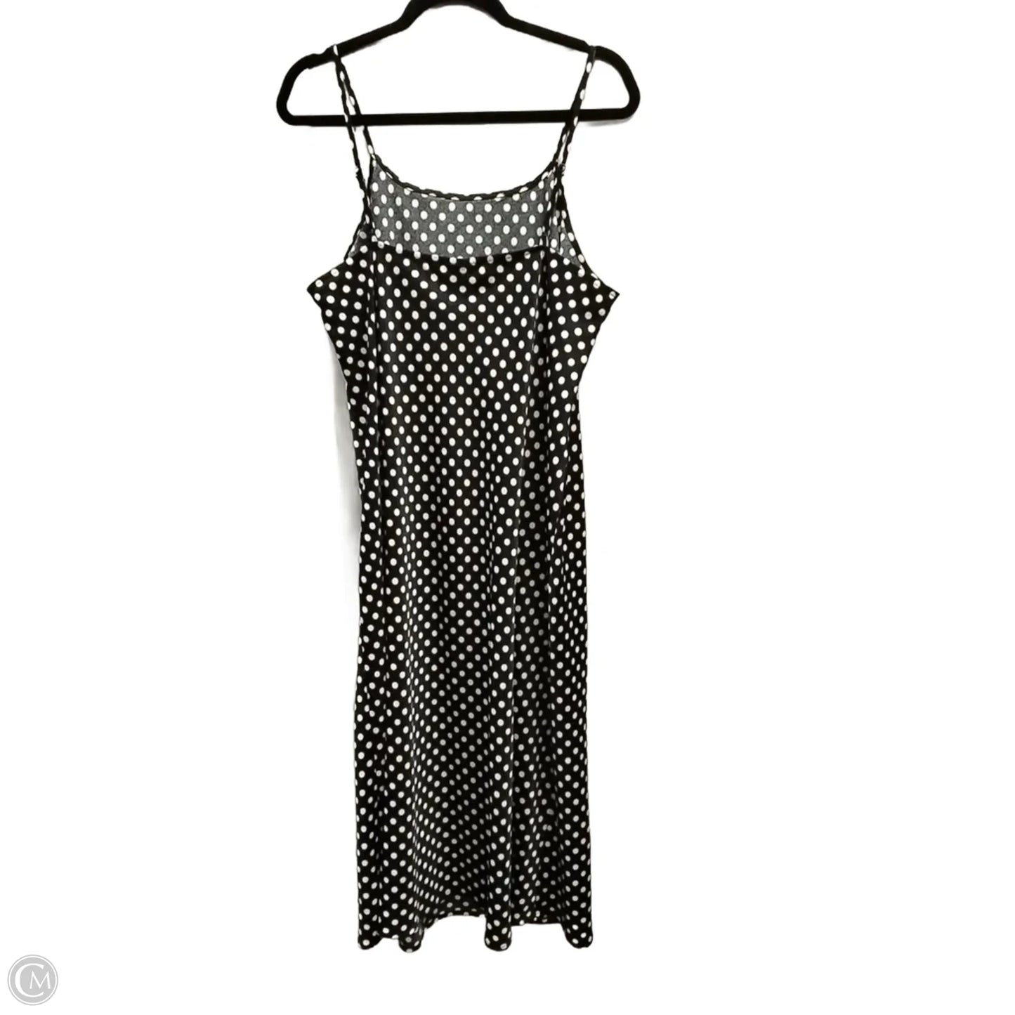 Dress Casual Maxi By A New Day In Polkadot Pattern, Size: Xl