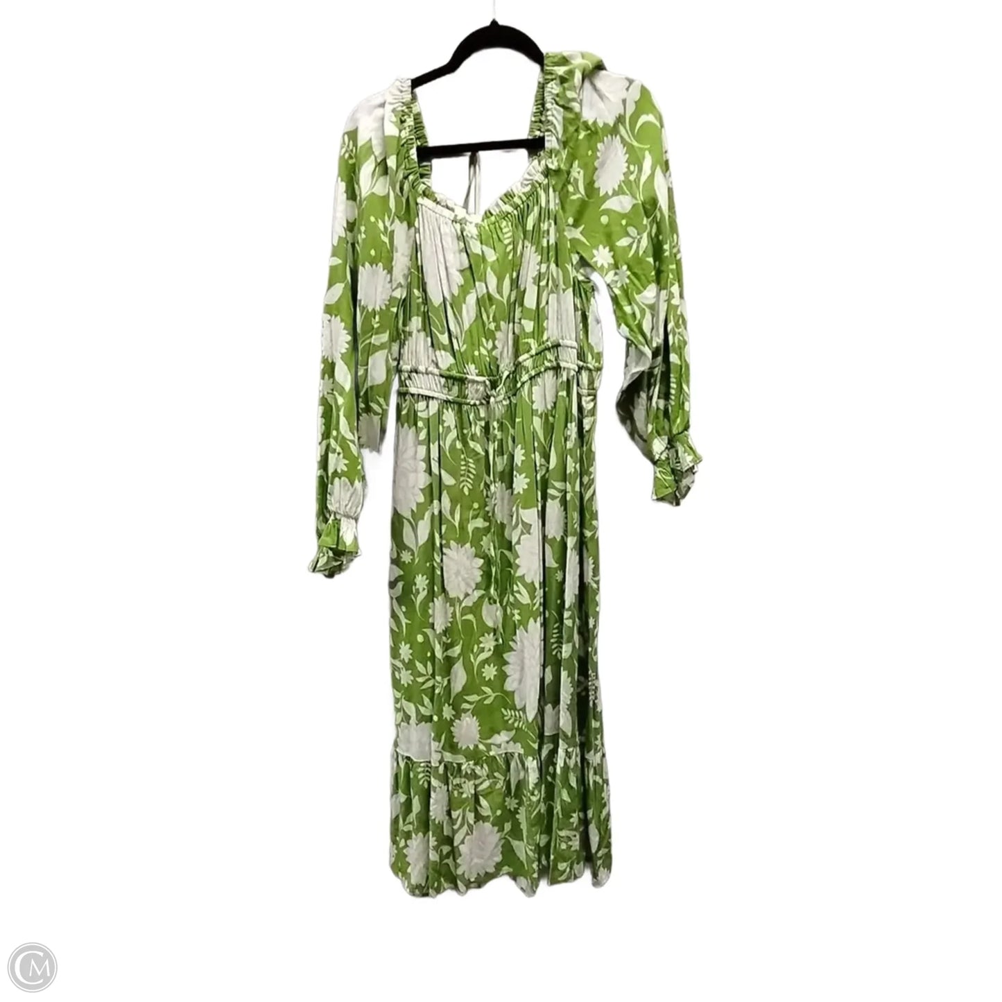Dress Casual Maxi By Ava & Viv In Green, Size: 1x