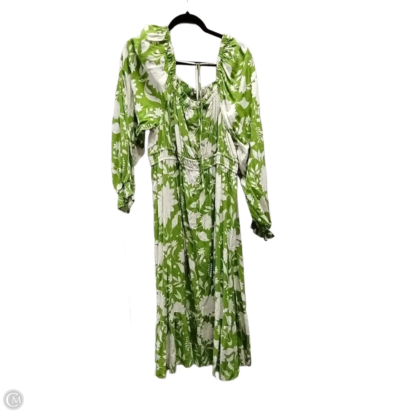 Dress Casual Maxi By Ava & Viv In Green, Size: 1x