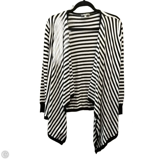 Cardigan Designer By Neiman Marcus In Striped Pattern, Size: Xs