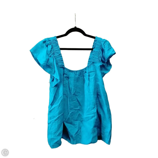 Blouse Designer By Lilly Pulitzer In Blue, Size: Lp