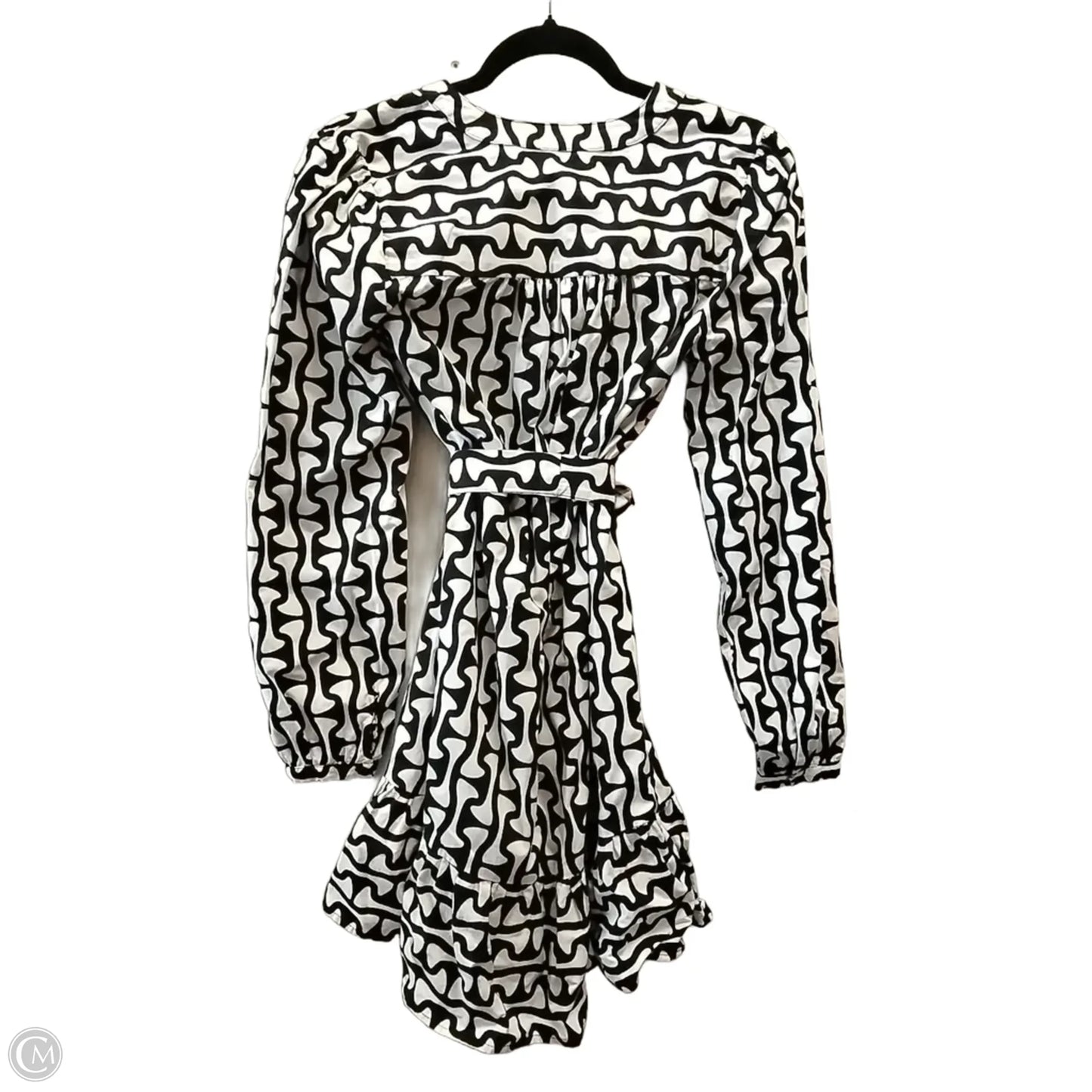 Dress Casual Midi By Jessica Simpson In Black & White, Size: S