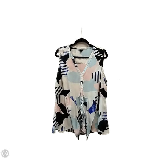 Blouse Sleeveless By Torrid In Multi-colored, Size: 1x