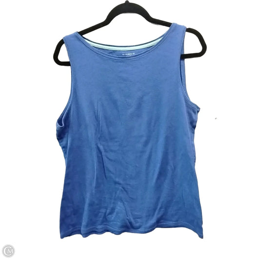 Top Sleeveless By Talbots In Blue, Size: M
