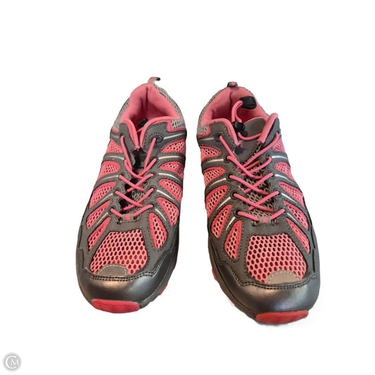 Shoes Athletic By Clothes Mentor In Grey & Pink, Size: 9