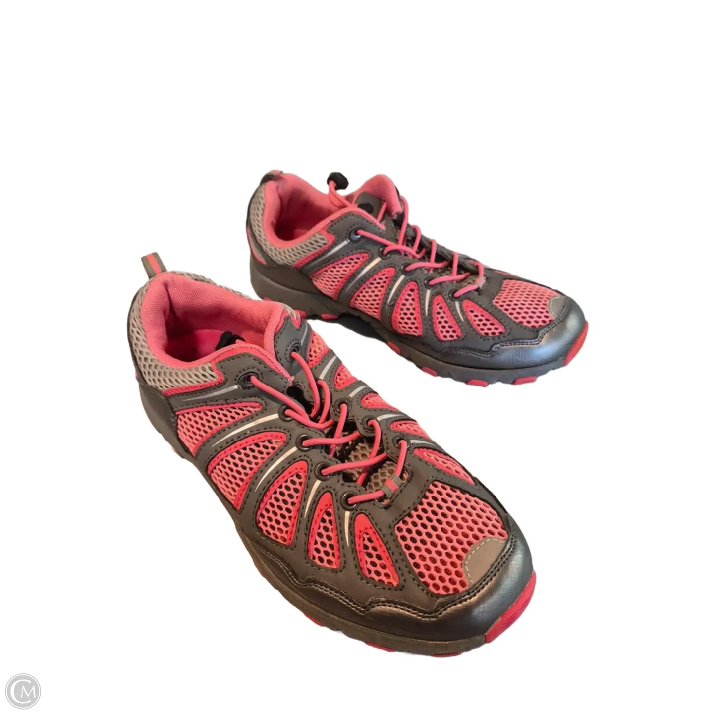 Shoes Athletic By Clothes Mentor In Grey & Pink, Size: 9