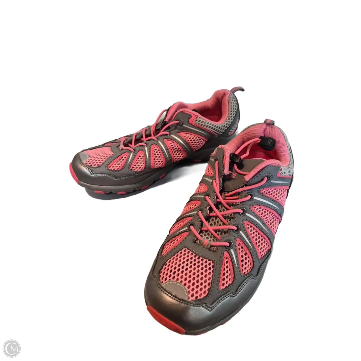 Shoes Athletic By Clothes Mentor In Grey & Pink, Size: 9