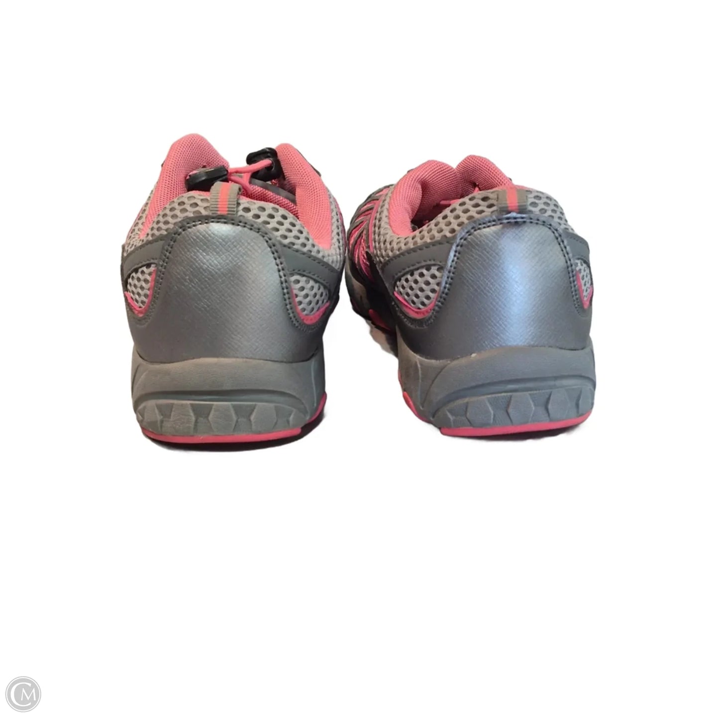 Shoes Athletic By Clothes Mentor In Grey & Pink, Size: 9