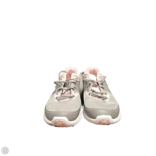 Shoes Athletic By Crane In Grey & Pink, Size: 9