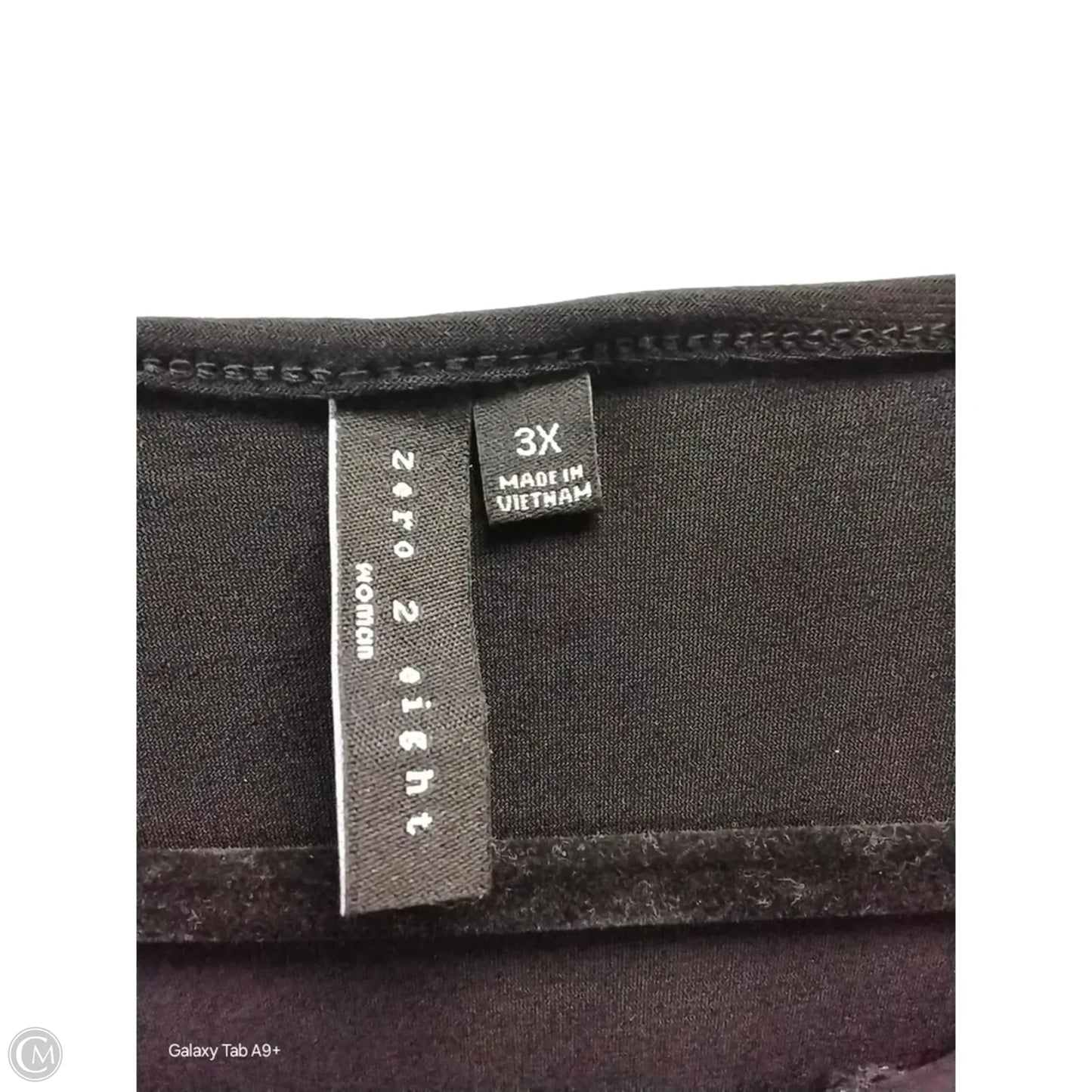 Blouse Long Sleeve By Zero 2 Nine In Black, Size: 2x