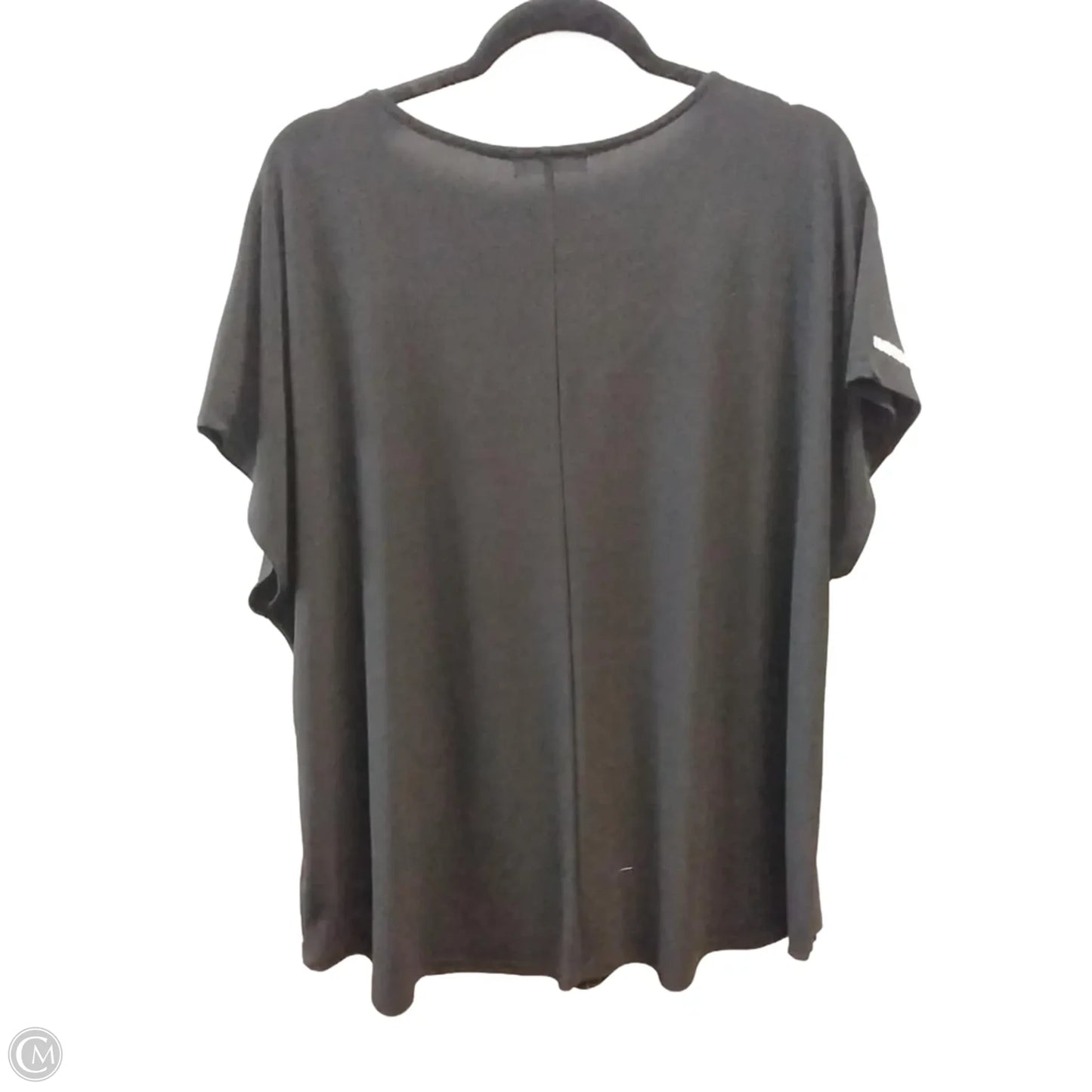 Blouse Short Sleeve By 89th And Madison In Black, Size: 3x