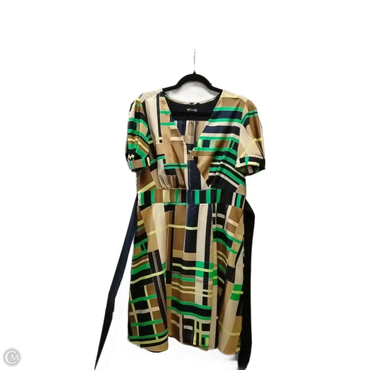 Dress Casual Midi By Clothes Mentor In Multi-colored, Size: Xl