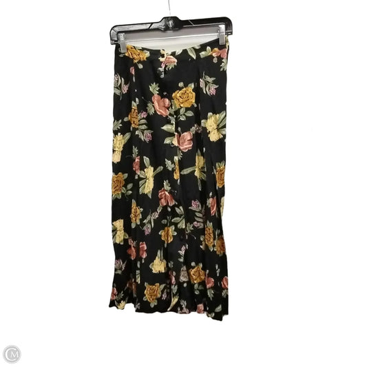 Skirt Maxi By Clothes Mentor In Floral Print, Size: M