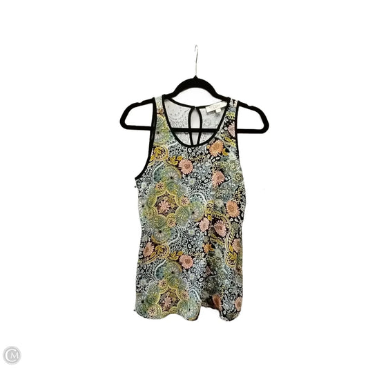 Top Sleeveless By Loft In Multi-colored, Size: Xs