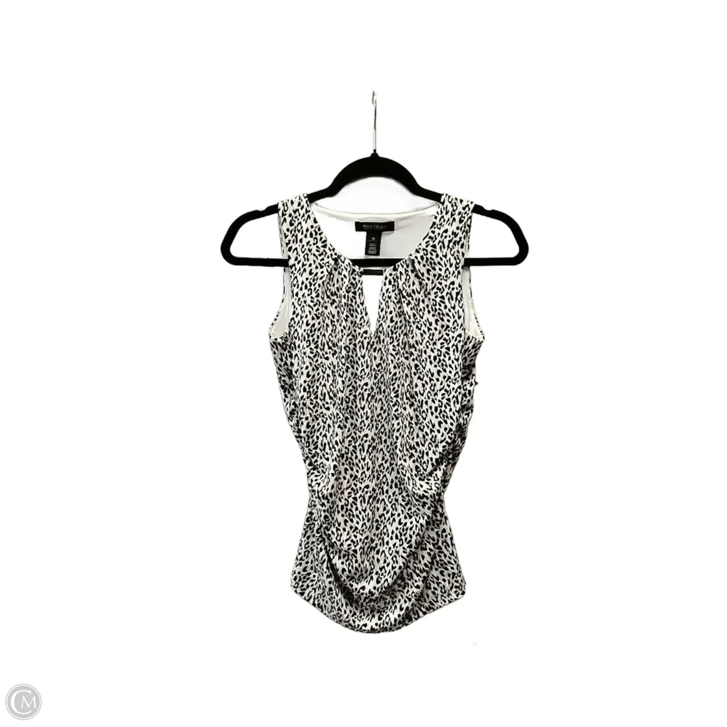 Top Sleeveless By White House Black Market In Animal Print, Size: Xs