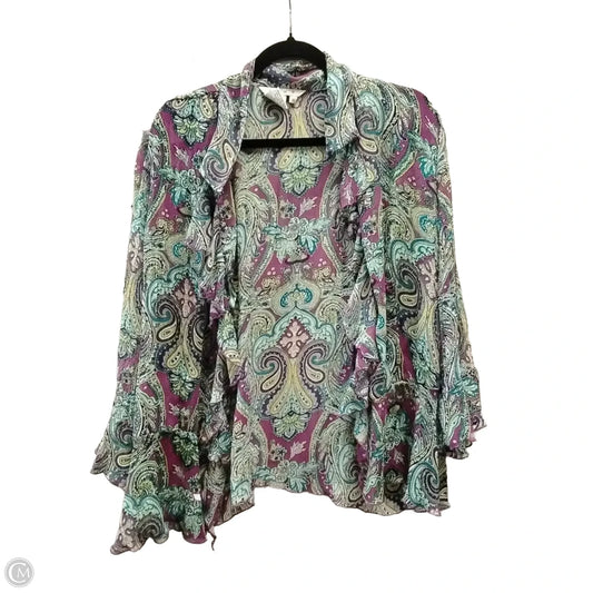 Shawl By Como Vintage In Multi-colored, Size: Xl