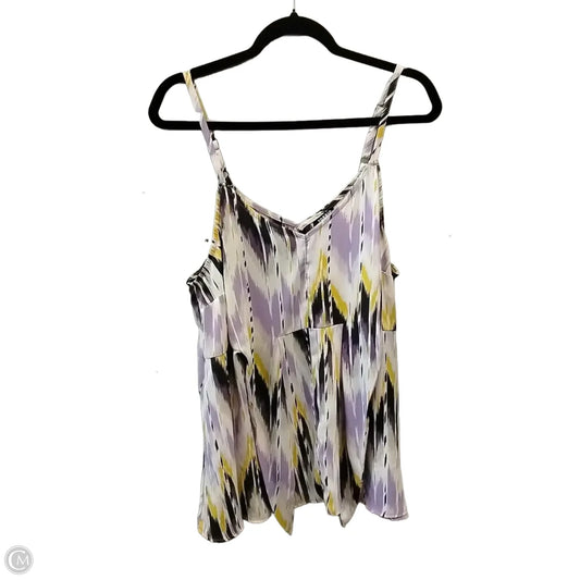 Blouse Sleeveless By Torrid In Multi-colored, Size: 0