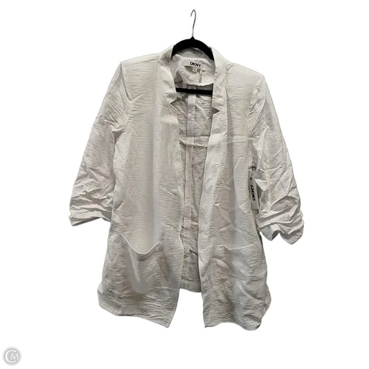 Jacket Other By Dkny In White, Size: Xl