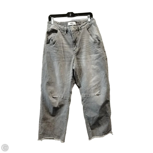 Jeans Wide Leg By Clothes Mentor In Grey, Size: 30