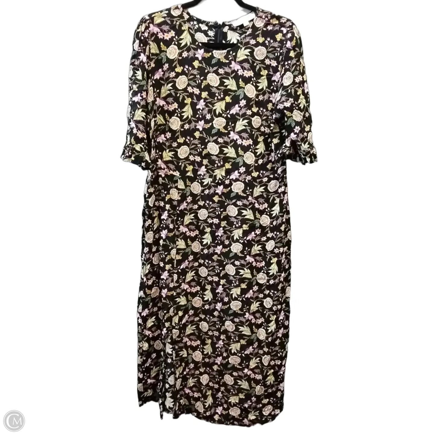 Dress Casual Maxi By Loft In Floral Print, Size: 14