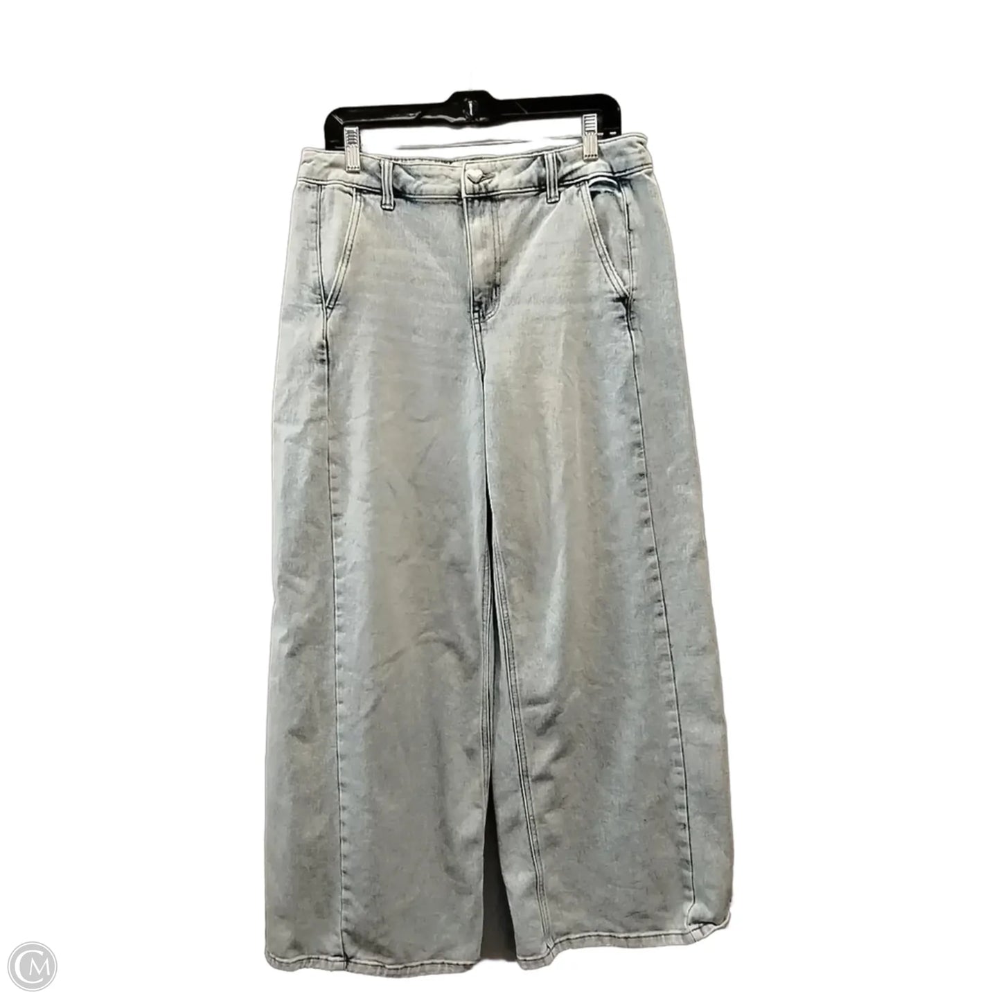 Jeans Wide Leg By Celebrity Pink In Blue Denim, Size: 11