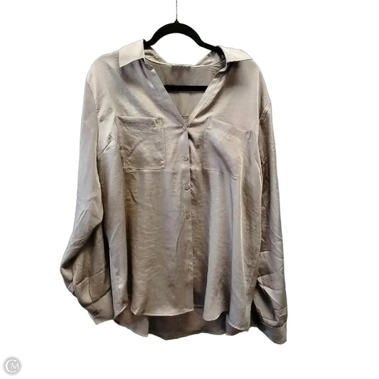 Blouse Long Sleeve By Maurices In Pink, Size: Xl