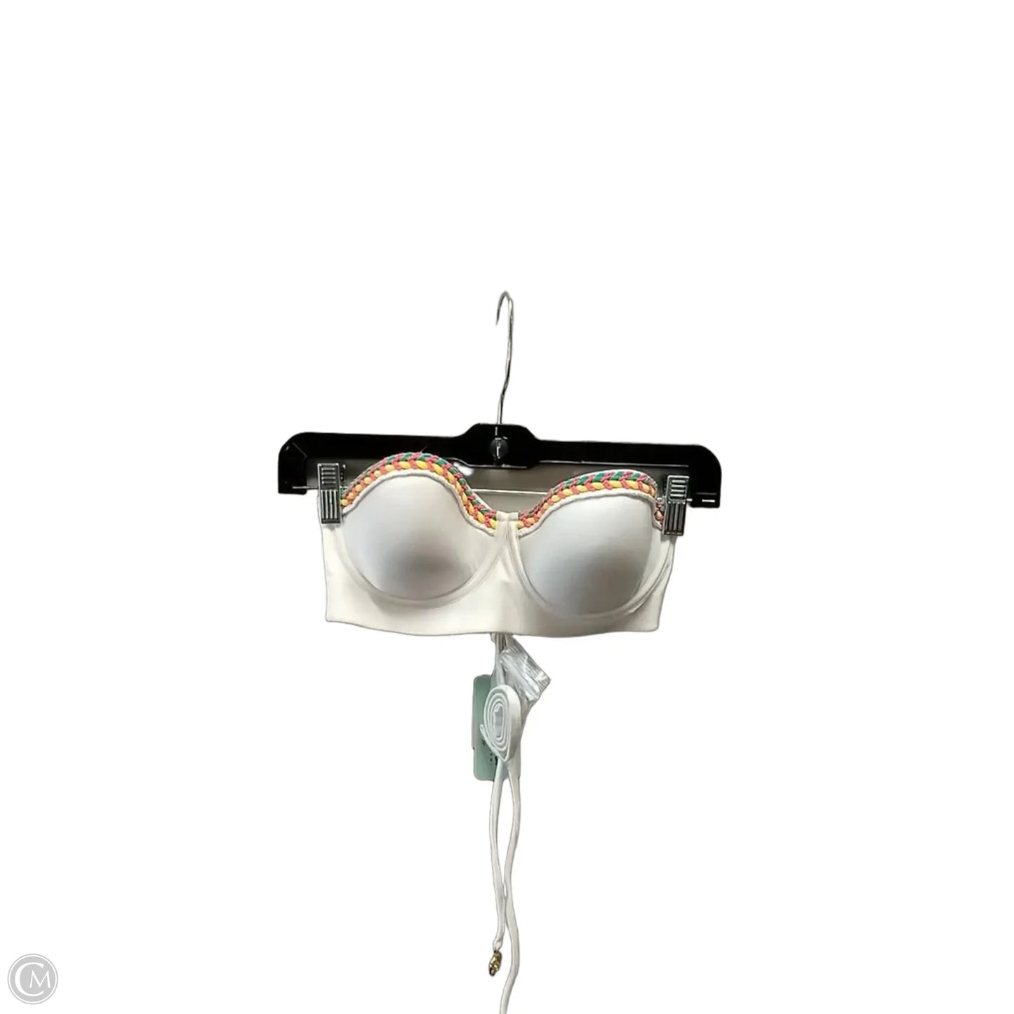 Swimsuit Top By Clothes Mentor In White, Size: M