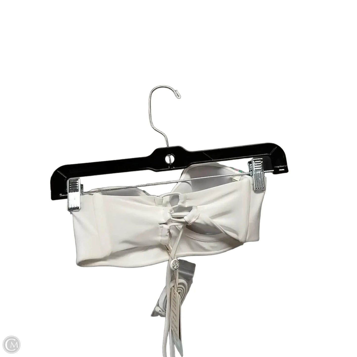 Swimsuit Top By Clothes Mentor In White, Size: M