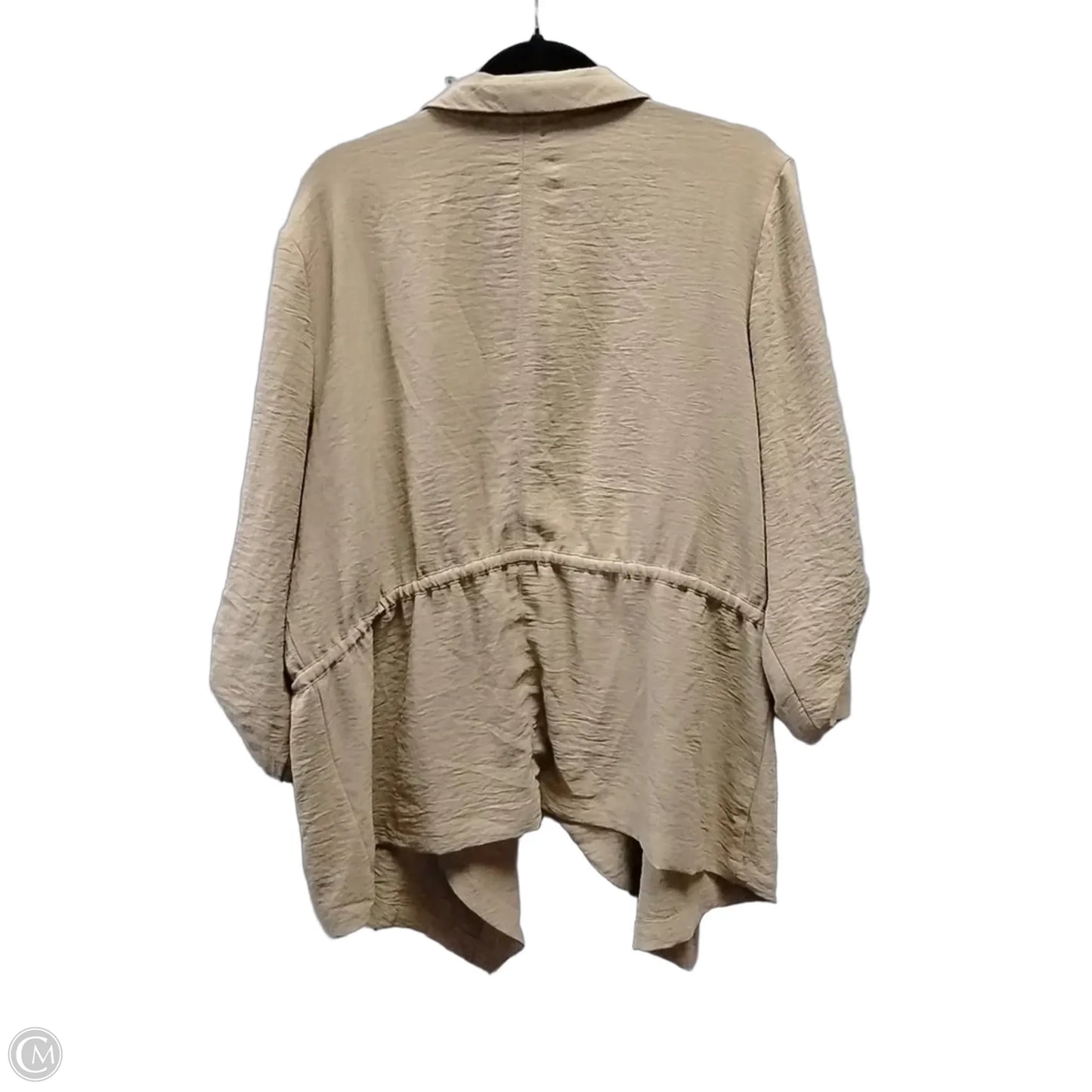 Shawl By Jules & Leopold In Tan, Size: 2x