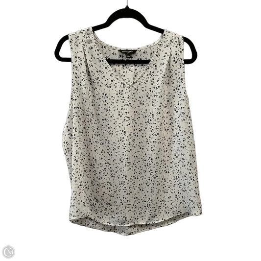 Top Sleeveless By Banana Republic In Floral Print, Size: L
