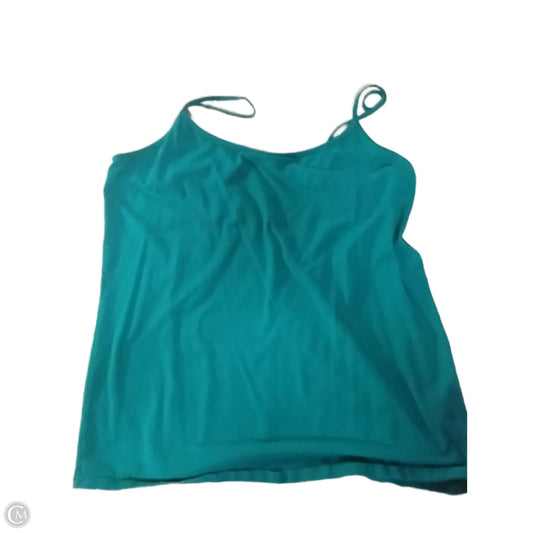 Tank Top By Faded Glory In Aqua, Size: Xl