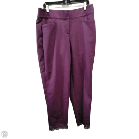 Pants Dress By Lane Bryant In Purple, Size: 14