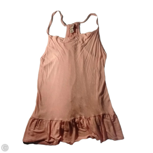 Top Sleeveless By Clothes Mentor In Peach, Size: L