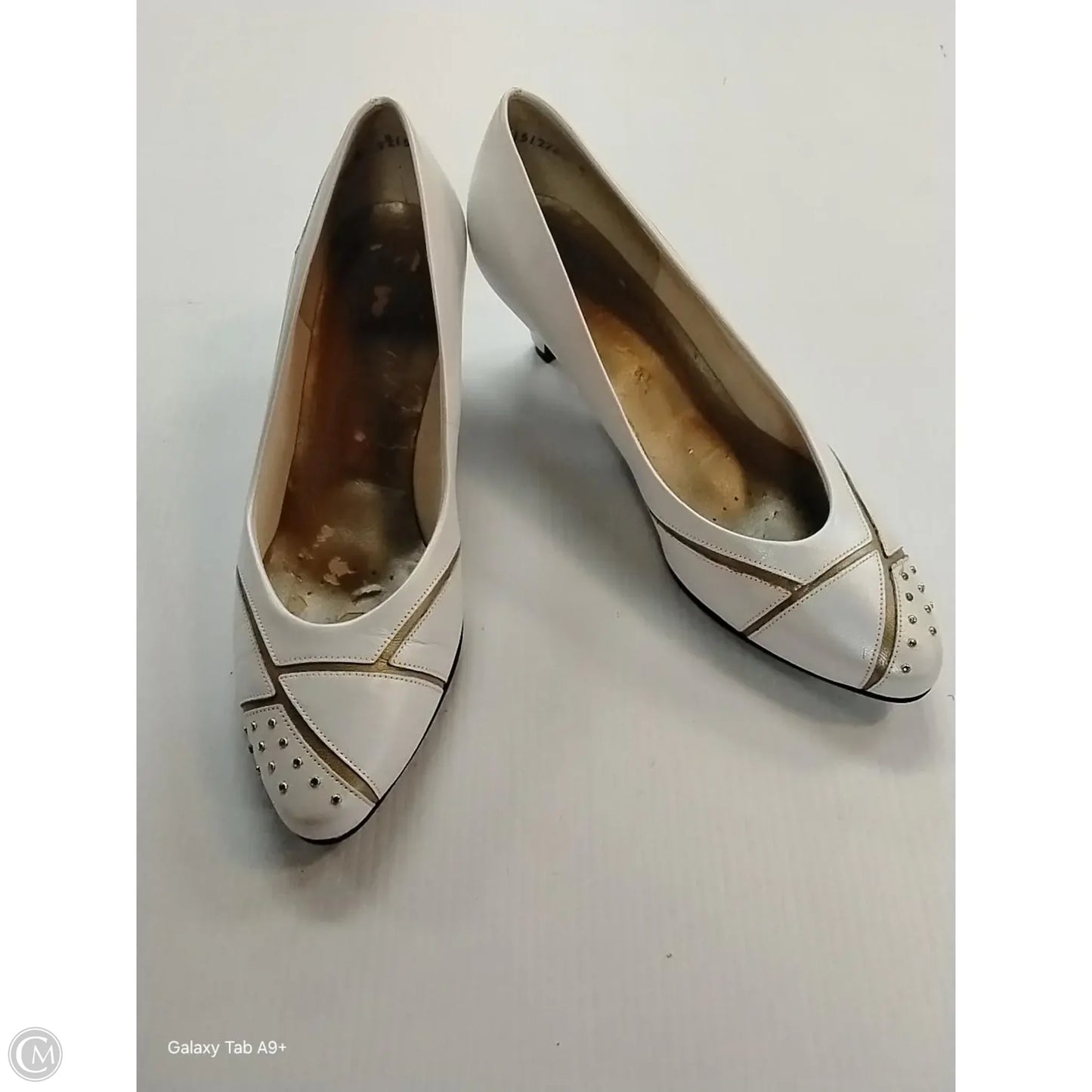 Shoes Heels Wedge By Cmc In White, Size: 9