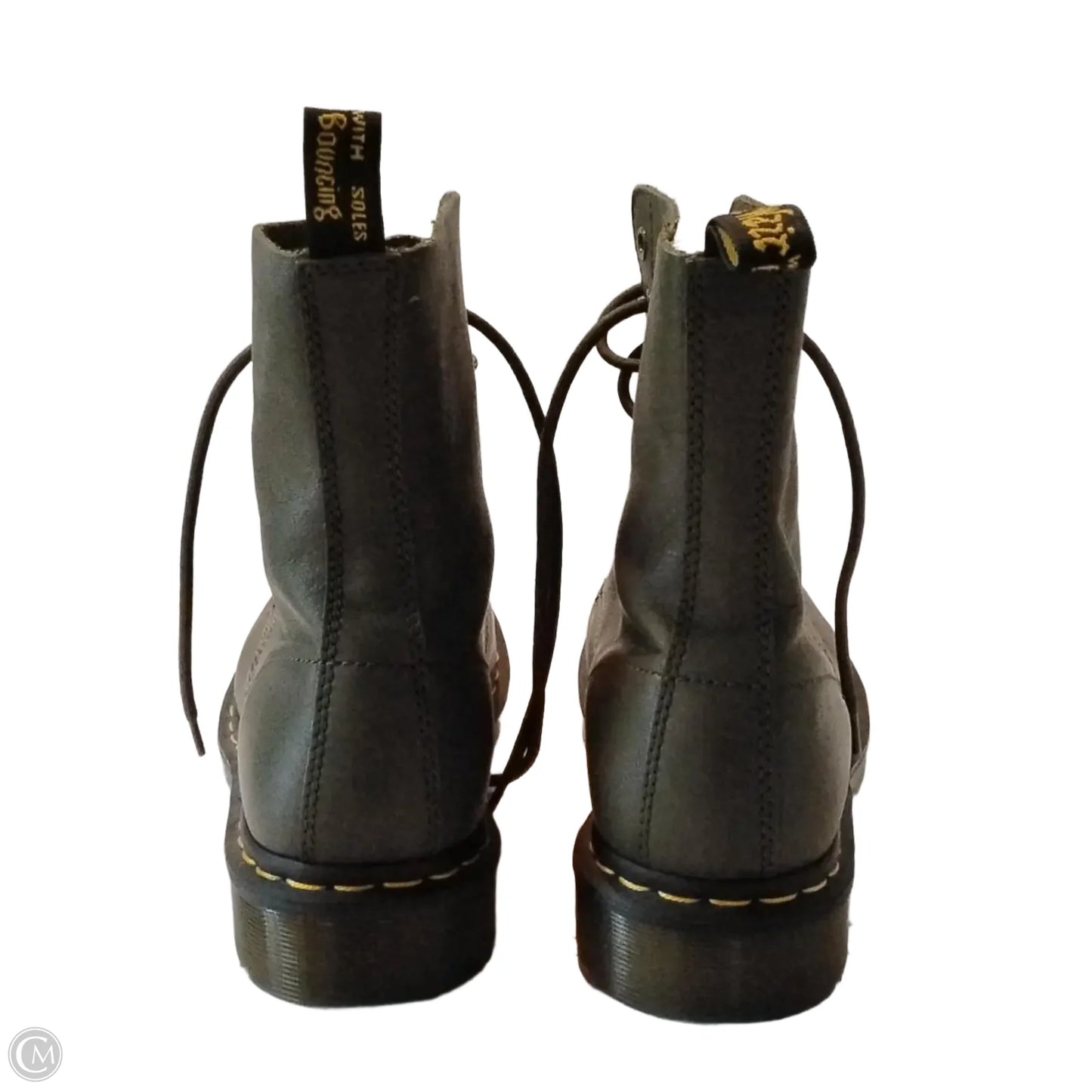 Boots Combat By Dr Martens In Grey, Size: 10