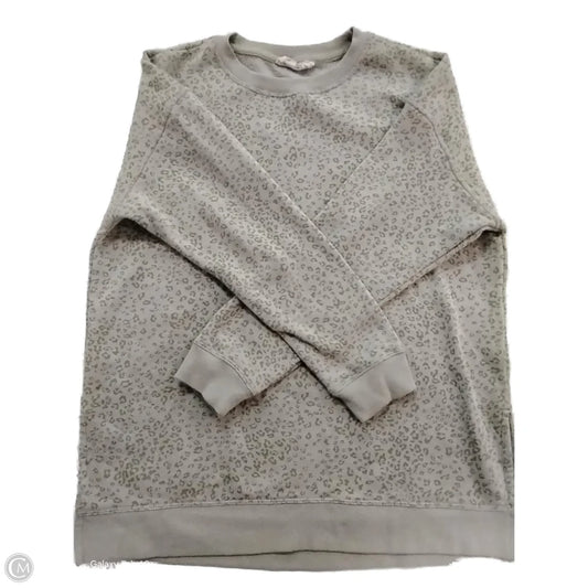 Sweatshirt Crewneck By Hippie Rose In Animal Print, Size: S