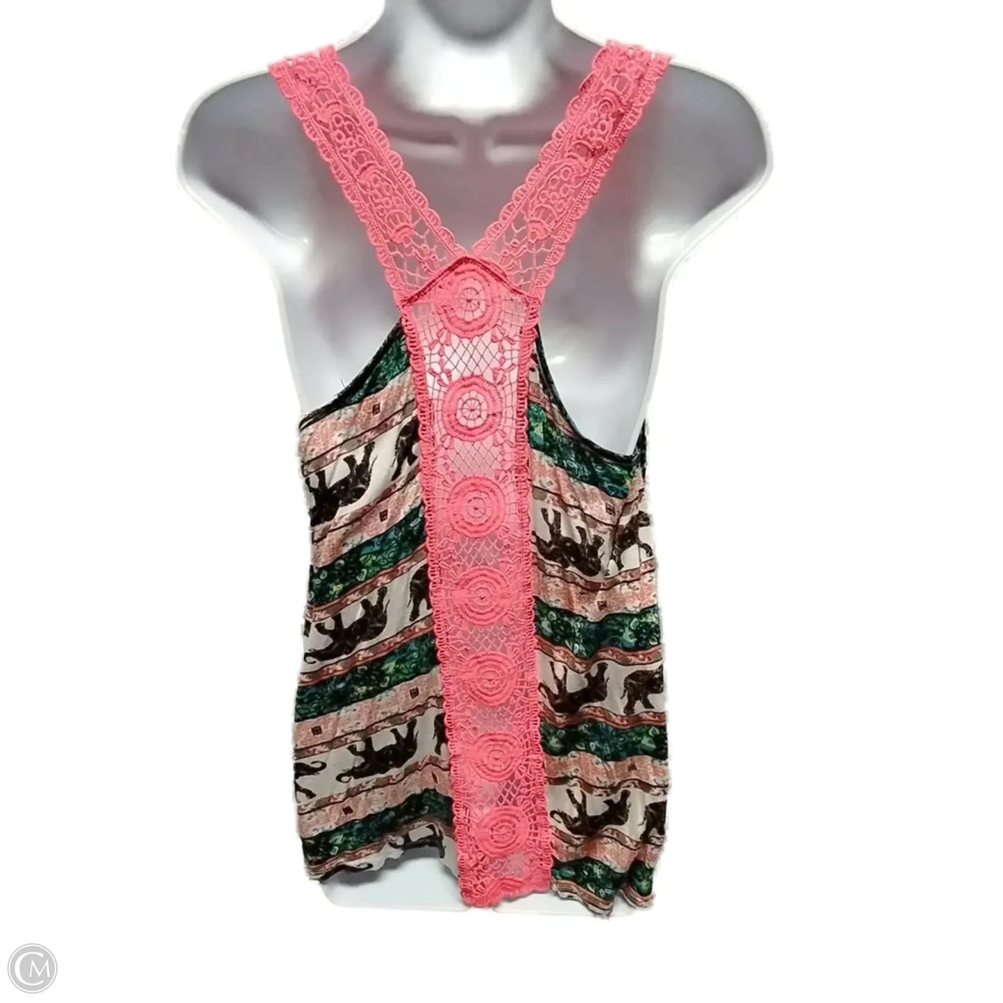 Blouse Sleeveless By Rue 21 In Animal Print, Size: L