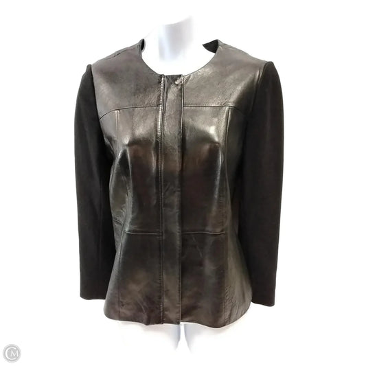 Blouse Long Sleeve By Talbots In Black, Size: 4p