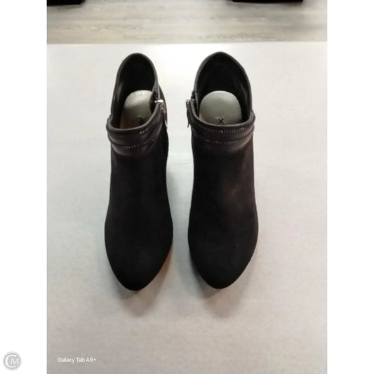 Shoes Heels Wedge By Xappeal In Black, Size: 8