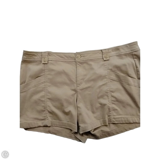 Shorts By Liz Claiborne In Beige, Size: 18