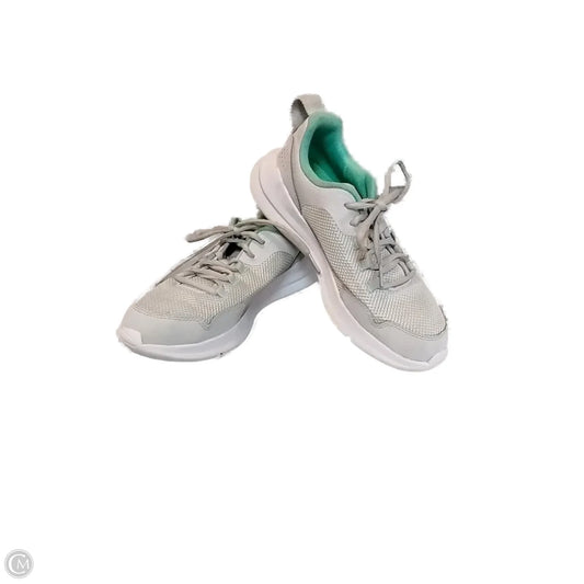 Shoes Sneakers By Under Armour In Green & White, Size: 6.5