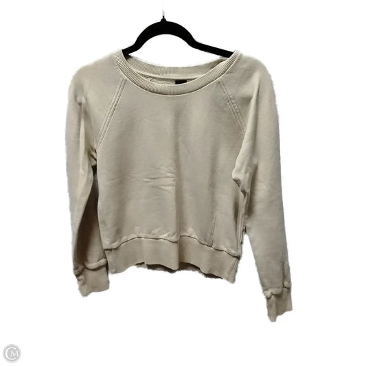 Sweatshirt Crewneck By Top Shop In Cream, Size: Xs