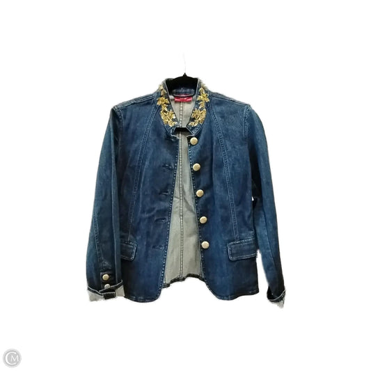 Jacket Denim By Clothes Mentor In Blue Denim, Size: S