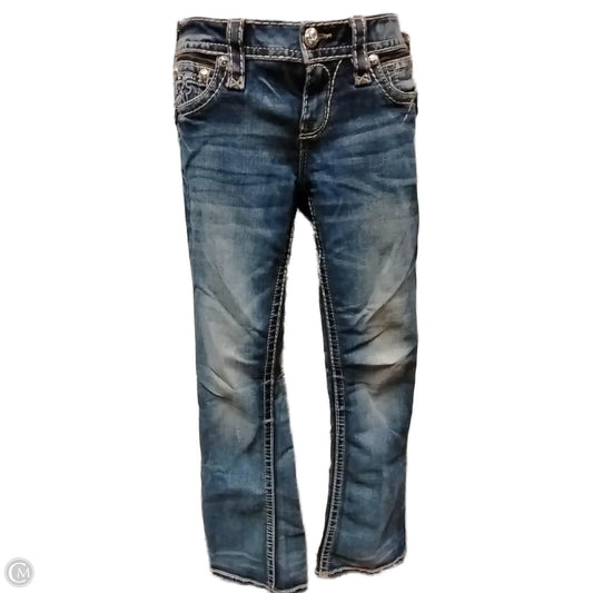 Jeans Flared By Rock Revival In Blue Denim, Size: 4