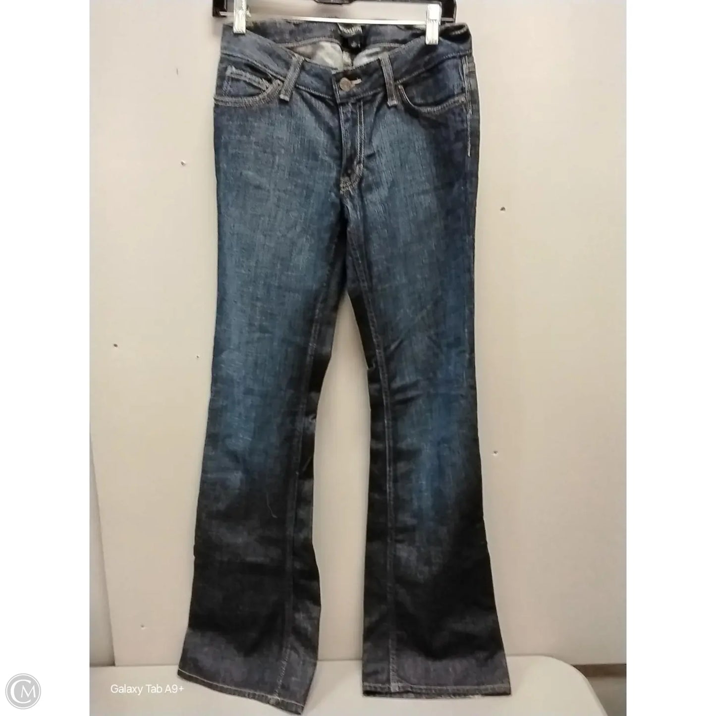 Jeans Boot Cut By Banana Republic In Blue Denim, Size: 6