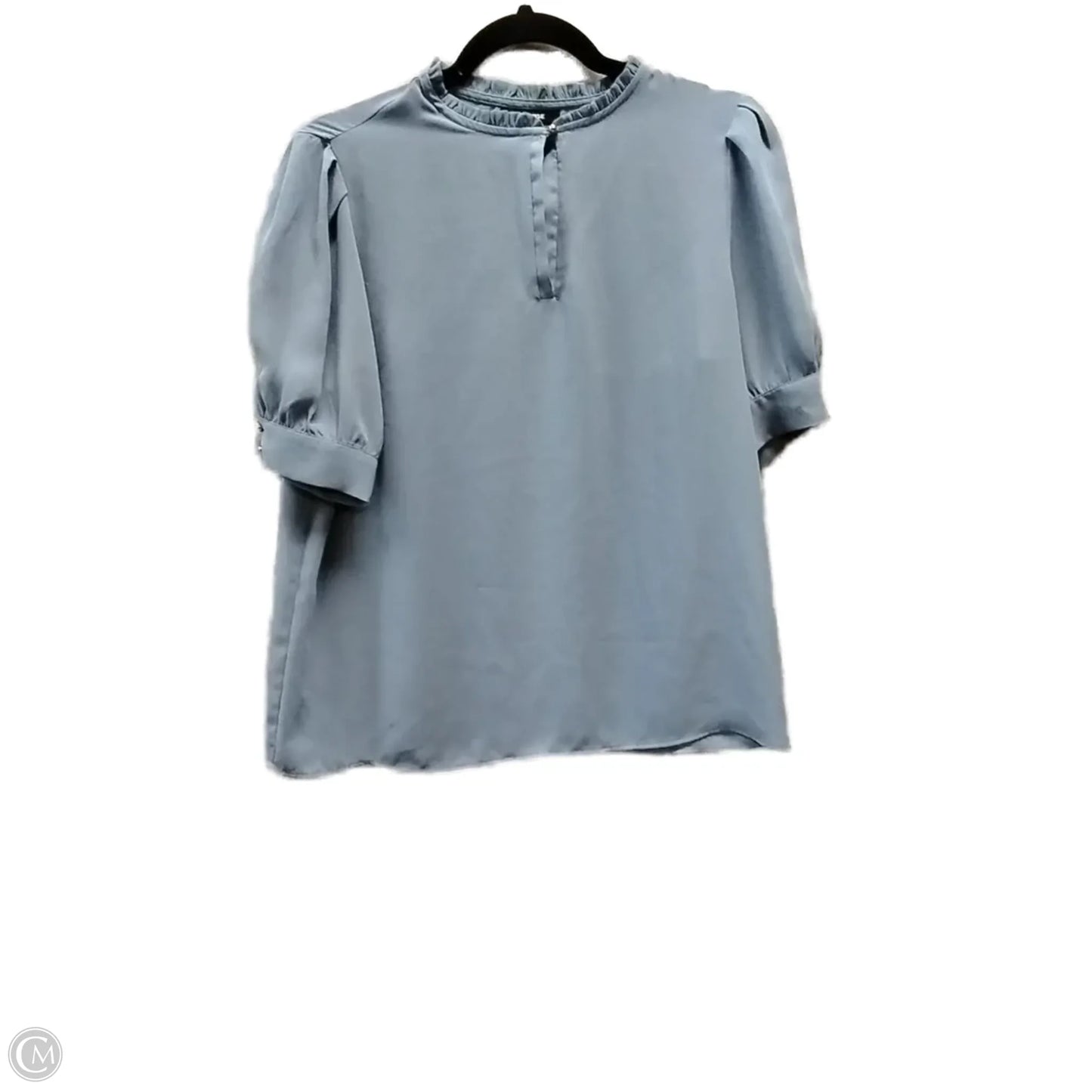 Top Short Sleeve Basic By Premise In Blue, Size: S