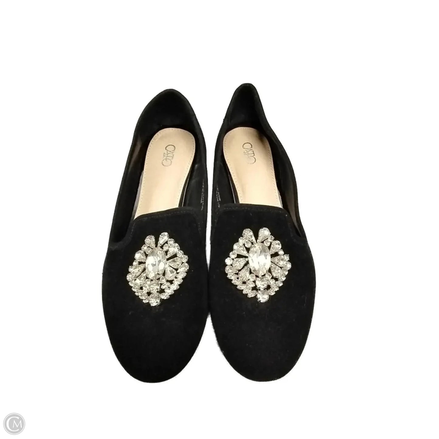 Shoes Flats By Cato In Black, Size: 8